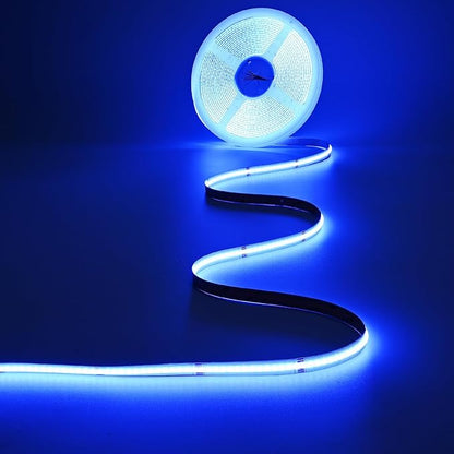 JOYLIT 32.8FT/10M COB LED Strip Lights RGBW, 24V RGB+4000K Natural White Color Changing Flexible Dimmable Tape Light, No Dark Spots, 784LEDs/M High Density Cuttable Adhesive Light Strip for Indoor