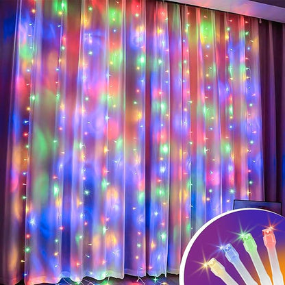 210 LED 4-Color Outdoor Easter String Lights, Seasonal Fairy Lights with 8 Modes, Waterproof Indoor Outside Decoration Lighting for Christmas, Parties, Wedding, Patio, New Year(70FT)