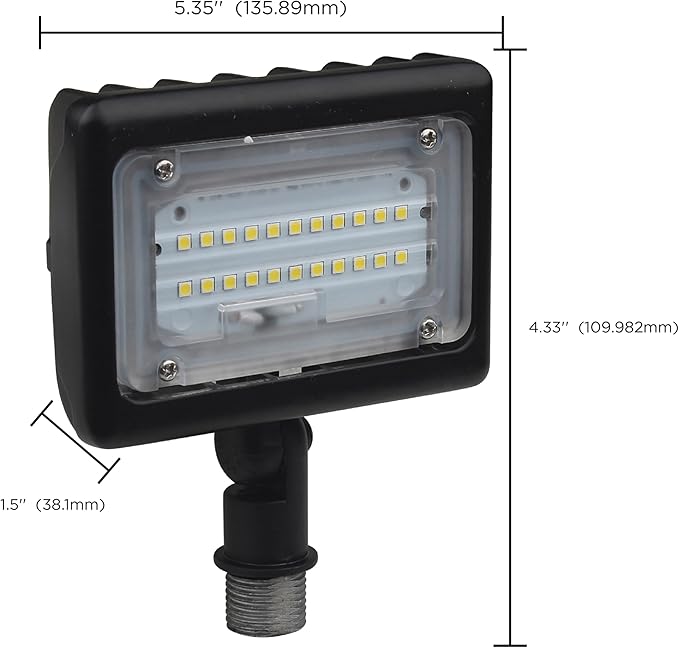 Nuvo 65/531 LED Outdoor Security Flood Light, Small, Bronze Finish