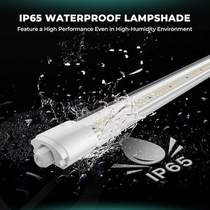 MARS HYDRO VG80 Plant Grow Light,4ft 5000K Full Spectrum LED Grow Lights for Indoor Plants, 2x4 Coverage, IP65 Waterproof Linkable Under Canopy Plant Light Strip for Seedling Veg Flower,2-Pack(2x40W)