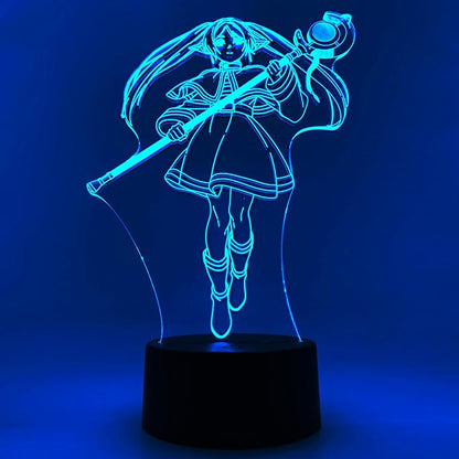 Otaku Lamps Frieren Frieren – Anime Night Light, 16 Color RGB LED – Gift for Otaku