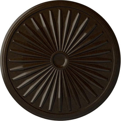 Ekena Millwork CM33LEBZS Leandros Ceiling Medallion, Bronze, 33-1/8" x 3-1/2" x 1-3/8"