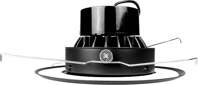 NICOR Lighting DLG56-10-120-3K-BK LED Downlights, Black
