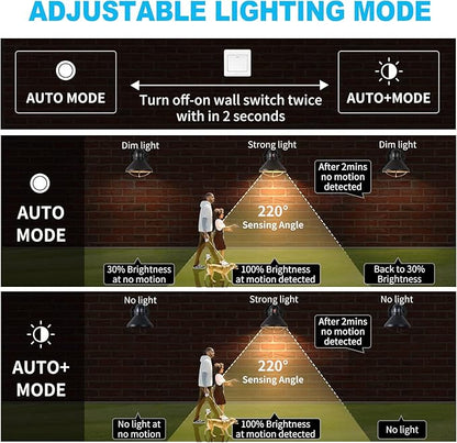 LONEDRUID Motion Sensor Outdoor LED Porch Wall Light Fixtures Dusk to Dawn Exterior Barn Lantern Black Farmhouse Sconce Lighting Wall Mount Lamp for Garage Patio Balcony Doorway