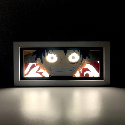 Luffy Light Box - One Piece – Anime Lamp Figure Night Light – 3D Anime Room Décor Gift for Otaku