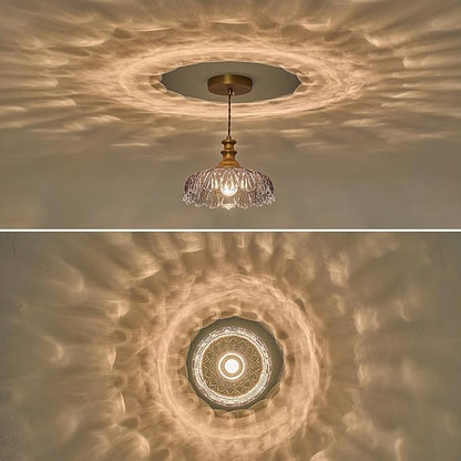 HDDFL Vintage Pendant Lights Fixture Modern Pendant Lighting Fixtures Hanging Lamp for Kitchen Island Bedroom Living Room Hallway Grey and Brass