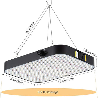 FECiDA 2026 Upgrade Professional LED Grow Light 200 Watts Actual Power, 2x2 ft Grow Gent Light for All Growth Stages, Higher Output, Dimming Function Makes Greater Harvest and Saving Money