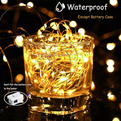 ZGWJ Fairy Lights Battery Operated, 24 Pack Warm White Twinkle String Lights 20 LED 7FT 3 Lighting Modes for Bedroom, Halloween, Christmas, Easter, Party, Wedding Decor Indoor Outdoor Decoration