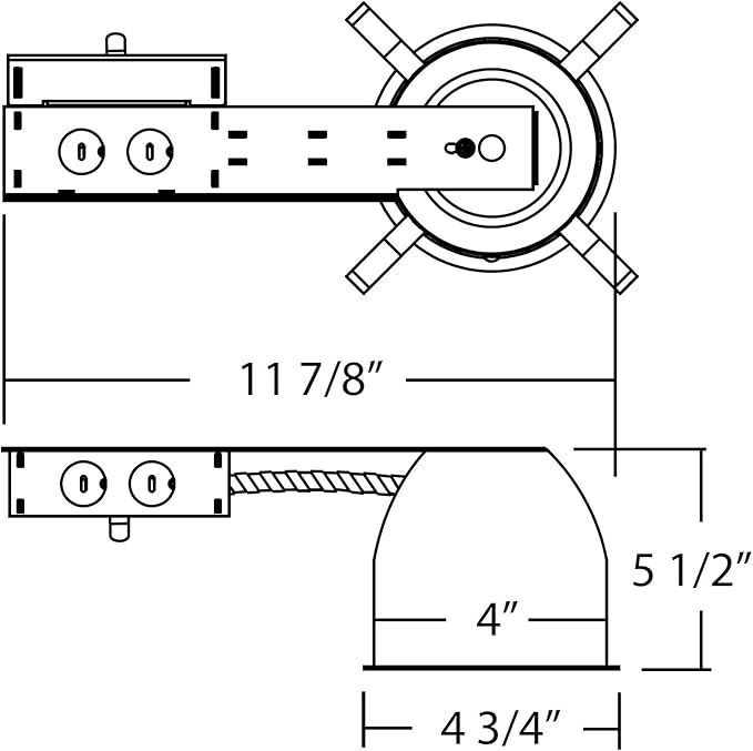 NICOR Lighting 19001AR-LED-ID recessed-light-fixture-housings, 4 Inches