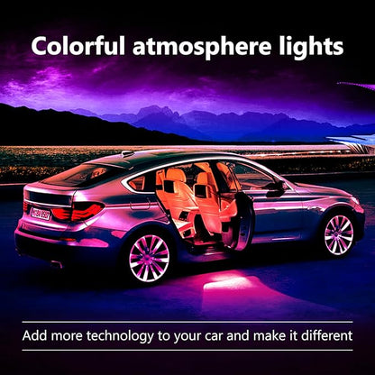 Car Led Lights Interior with Smart APP Control, Sync Music,DIY Mode,Multicolor Led Car Interior Light Kits,5V USB Led Lights for Cars, Trucks, SUVs