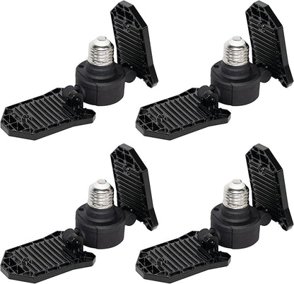 GT-Lite 3000 Lumen LED Garage Light, 300Watt Equivalent, Adjustable 2 Panel Bulb, 150Watt Equivalent, 5000K Daylight, E26, 4 Pack