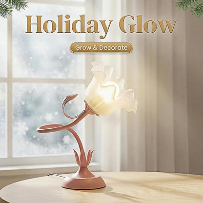 Table Top Grow Light for Indoor Plants – Decorative Desk Plant Light for Succulents Bonsai Cactus, Adjustable Desktop Grow Lights with Base, Cute Office Mini Grow Lamp