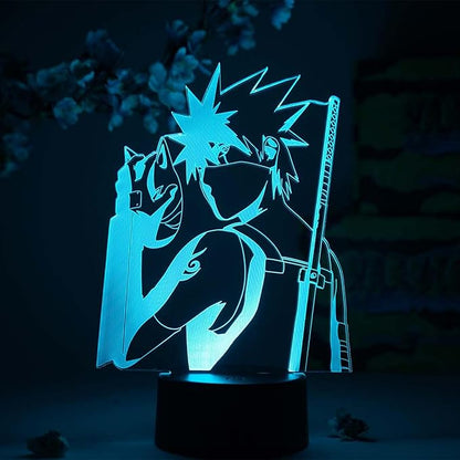 Otaku Lamps Kakashi ANBU Naruto – Anime Night Light, 16 Color RGB LED – Gift for Otaku