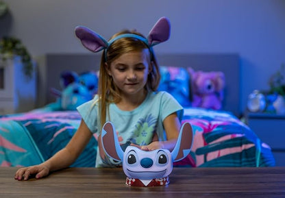 Disney Lilo and Stitch Squish Light, Night Light for Kids, USB Lamp, Battery Operated, Dimmable, Ideal for Bedroom, Playroom, Living Room, and More, 83063