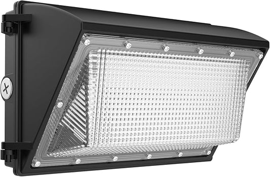 LED Wall Pack Light 120W, 18000LM 5000K Daylight, Outdoor Lighting with Dusk-to-Dawn Photocell, LED Wall Pack for Parking Lot, Warehouse, Yard, ETL Listed (120W - 1P)