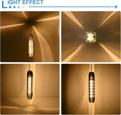 Pendant Lights Pendant Light Fixtures Pendant Lights Kitchen Island Pendant Light 15" Smokey Grey Crystal Lampshade Island Pendant Lights for Kitchen