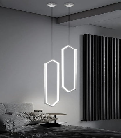 Ring Dimmable Pendant Lighting Adjust LED Mini Chandelier Ceiling Light Fixtures for Kitchen Island Dining Room Living Room Bedroom Hallway Silver