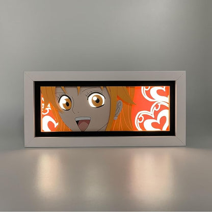 Nami Light Box - One Piece – Anime Lamp Figure Night Light – 3D Anime Room Décor Gift for Otaku