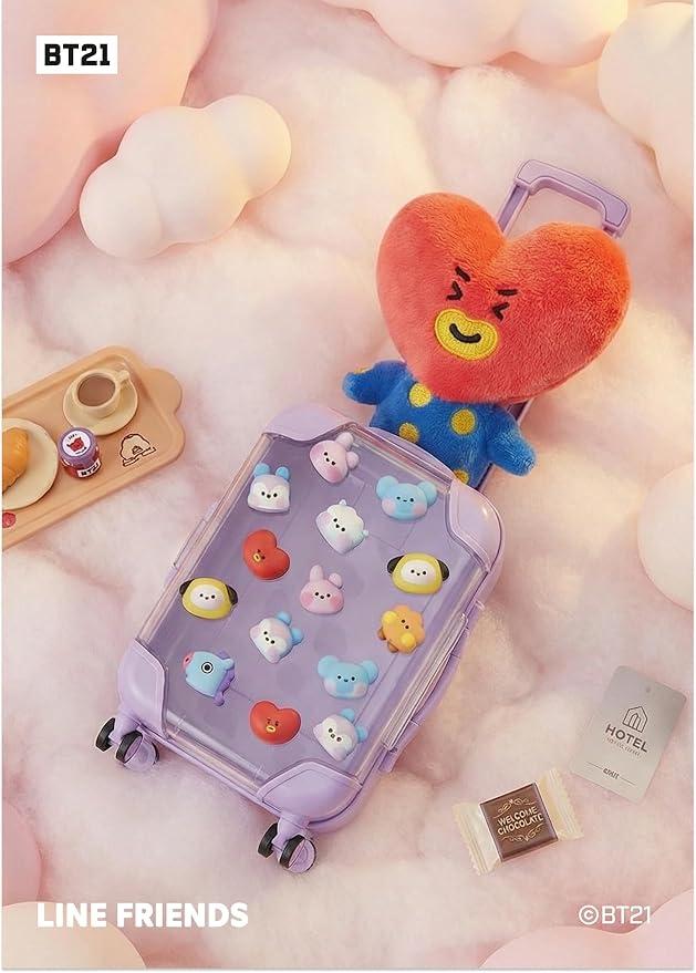 Line Friends Official BT21 mini BIG & TINY Edition Luggage - TATA