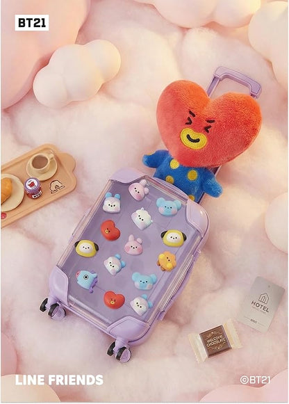 Line Friends Official BT21 mini BIG & TINY Edition Luggage - TATA