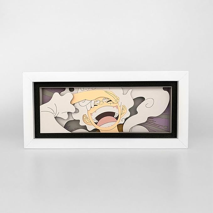 Luffy GEAR5 Light Box - One Piece – Anime Lamp Figure Night Light – 3D Anime Room Décor Gift for Otaku