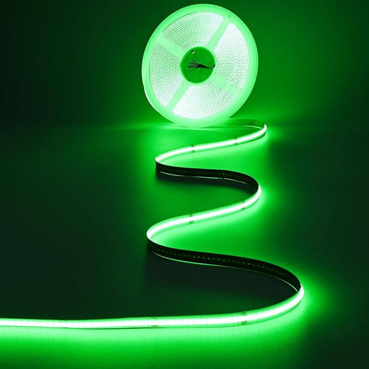 JOYLIT 32.8FT/10M COB LED Strip Lights RGBW, 24V RGB+6000K Cool White Color Changing Flexible Dimmable Tape Light, No Dark Spots, 784LEDs/M High Density Cuttable Adhesive Light Strip for Indoor