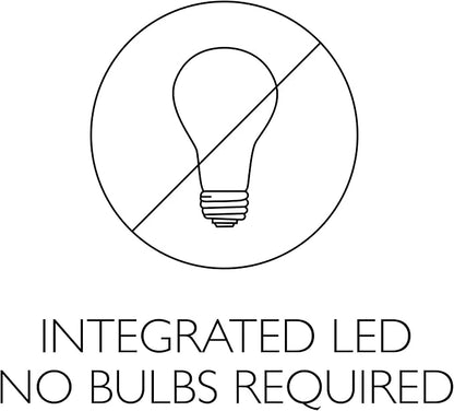 Design House 11 Inch Hays Integrated LED Ceiling Light 2-Pack with Frosted Glass, White – Design House, 579177