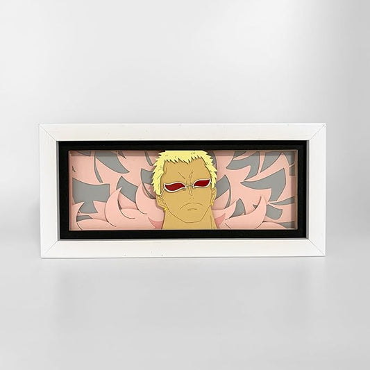 Doflamingo Light Box - One Piece – Anime Lamp Figure Night Light – 3D Anime Room Décor Gift for Otaku