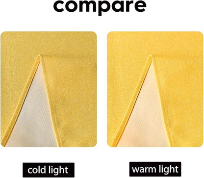 Artoid Mode Yellow Table Runner, Seasonal Summer Fall Washable Kitchen Dining Table Decoration for Home Party Decor 13x90 Inch
