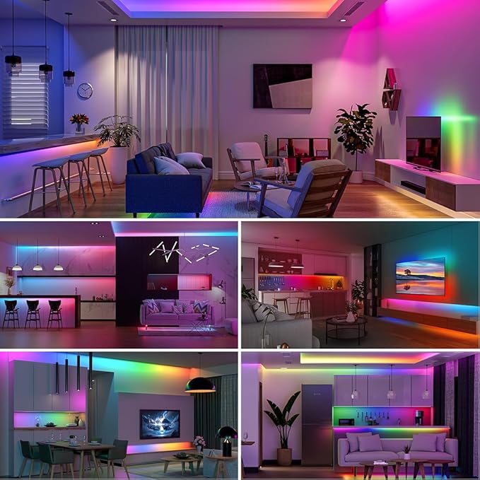 BTF-LIGHTING 2835SMD WS2811 IC RGB Chasing Color LED Strip Light 9.8FT DC24V 108LED/m 18Pixels/m 8mm Width Flexible Addressable Strip for Bedroom Desk Home Indoor Decor (No Adapter or Controller)