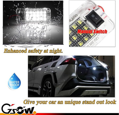 Led Luggage Compartment Light for Toyo-ta RAV4 2019 2020 2021, Cargo Lamps Decorative Atmosphere Lamp, Rav4 accessories Trunk Ceiling Lighting, 1 PC, White