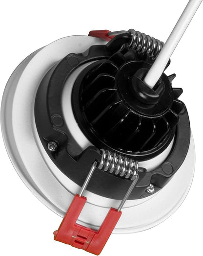 NICOR Lighting 3 inch LED Gimbal Recessed Downlight in White, 5000K (DGD311205KRDWH)