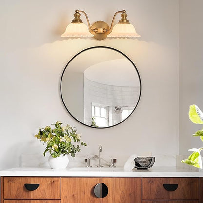 XIEDUN White 2 Light Vanity Light