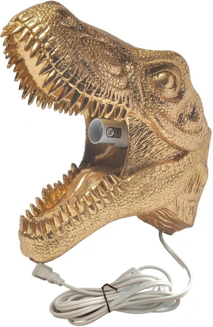 Plug in Wall Sconces -Resin Dinosaur Statue Wall Light- Suitable for Bedroom、Living Room and Hallway