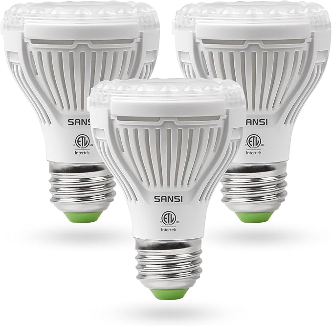 SANSI 36W Grow Light Bulb 1pack + 10W Grow Bulb 3pack, LED Full Spectrum, with Optical Lens for High PPFD, Energy Saving Plant Lights for Seeding and Growing