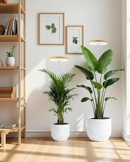 Plant Grow Light,yadoker LED Growing Light Full Spectrum for Indoor Plants,Height Adjustable, Automatic Timer, 5V Low Safe Voltage,Idea for Large Plant Light