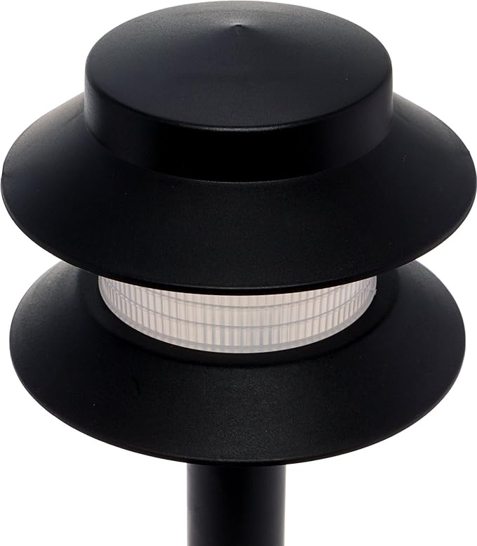 Paradise Plastic Path Stake Light (Black, 4 Pack)