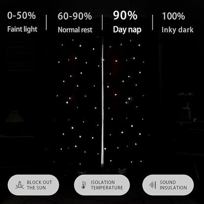 XiDi Ombre Gray and Pink Blackout Curtains for Girls Bedroom 63 Inch Length 2 Panels,Grommet Window Drapes for Kids Room Decro Pink Grey