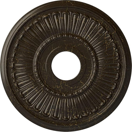 Ekena Millwork CM16MLSHC 16" x 3-5/8" x 3/4" Melonie Ceiling Medallion