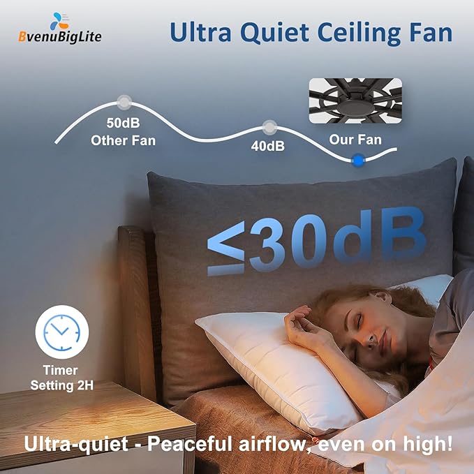 Large Ceiling Fan No Light: Modern 72 Inch 8 Blade Outdoor Ceiling Fans with Remote APP Control - Black Big Fan without Light Indoor Reversible 6 Speed Quiet DC Motor