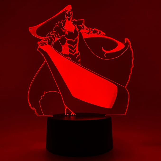 Otaku Lamps Shadow Igris Solo Leveling – Anime Lamp Figure Night Light, 16 Color RGB LED – 3D Anime Room Décor Gift for Otaku