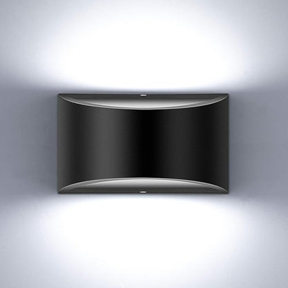 Lightess Modern Wall Sconces Indoor Wall Lamp Dimmable LED Up Down Wall Lamp 12W for Bedroom Living Room Staircase, Cool White