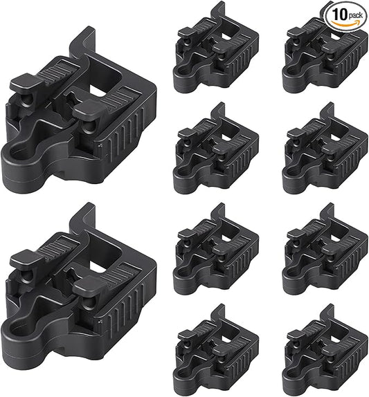 EDISHINE 10-Pack Low Voltage Wire Connector, Landscape Lighting Cable Connectors Waterproof for Landscape Lighting/Pathway Light/Spotlight, 10/12/14/16/18 Gauge Cables Compatible,UL Listed