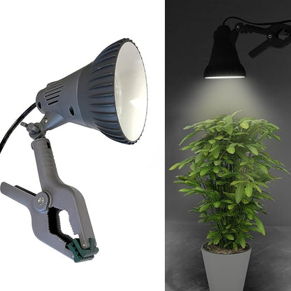 GT-Lite LED Plant Grow Light Bulbs Full Spectrum with 17.29 PPF, Grow Light with 6Feet Cord and Clamp for Indoor Plants