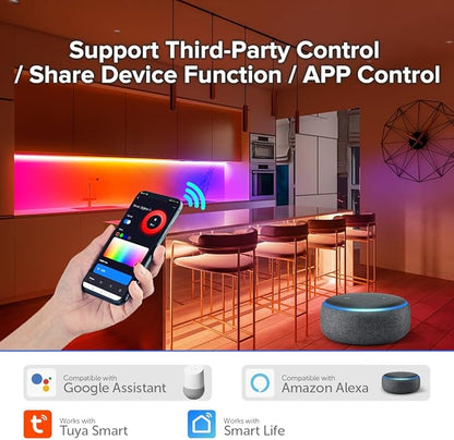 BTF-LIGHTING Tuya Zigbee 3.0 C03Z LED Controller Support RGB 4 pin (+V R G B) PWM FCOB COB SMD Light Strip Compatible with Echo Plus/4th Gen Philip Gateway DC5V/DC12V/DC24V Max 15A