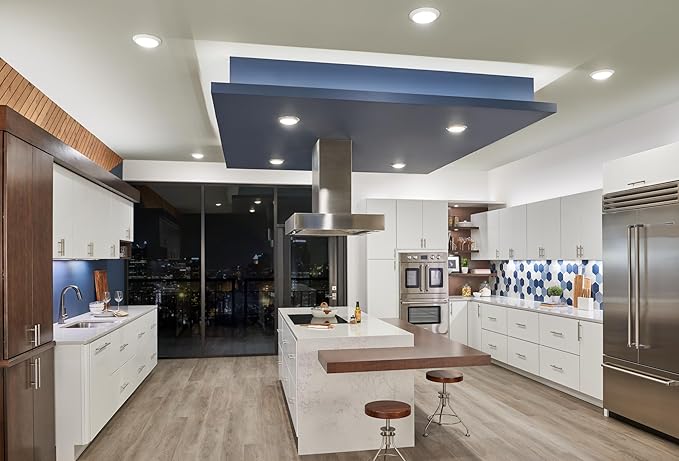 Kichler 4U Series 30" 120V LED Under Cabinet Light in White, 3000K, (30" L x 4.5" W x 1" H), 4U30K30WHT