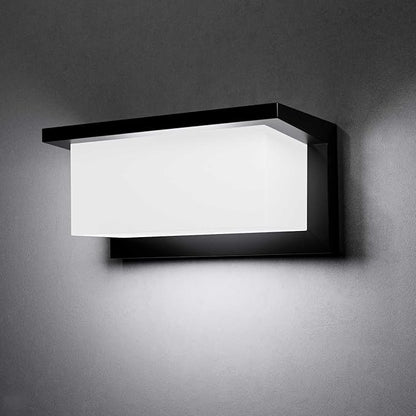 rosykite Modern Led Outdoor Wall Lights for House, 18W Porch Light Fixture 3000K 4000K 5000K CCT Selectable, Waterproof IP65 Exterior Lighting for Garage,Front Door