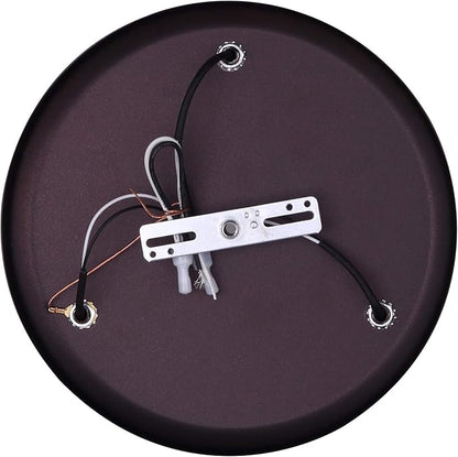 CANARM LTD. ICW356A03ORB10 James 3 Bulb Ceiling/Wall Light, Oil Rubbed Bronze