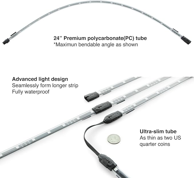 XKGLOW KS-CAR-ADVANCE LED Light Strips & Kit