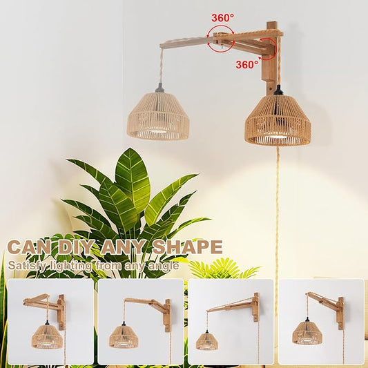 30W 4000K Indoor Plant Hanging Growth Lamp, Wall Mounted with Timing and Bracket for Greenhouse Flowers, Large Tall Plants (Garden-2)